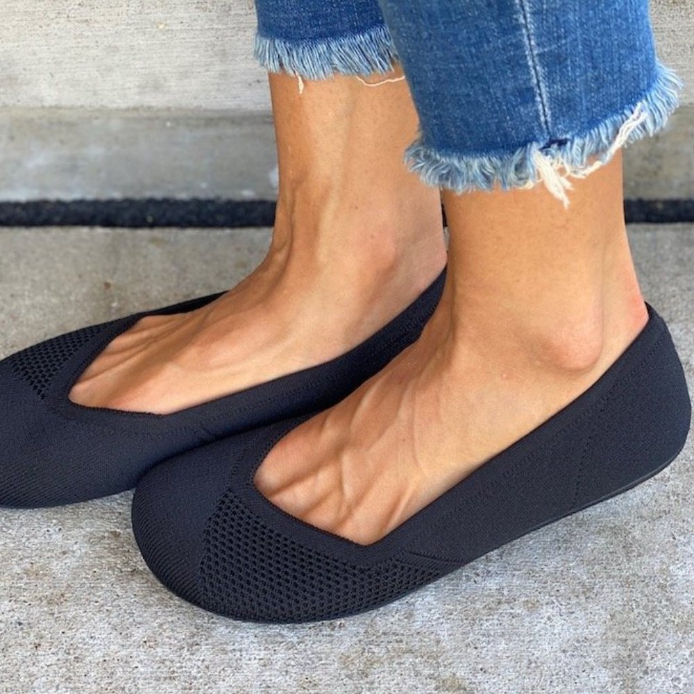 Xero Shoes Phoenix Women's 8.5 Black Knit Like-New In Box
